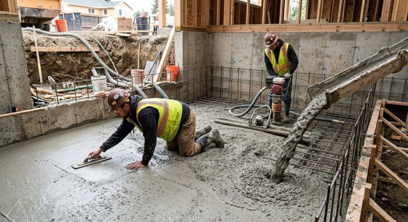 Basement Concrete Installation in Fredericksburg, VA