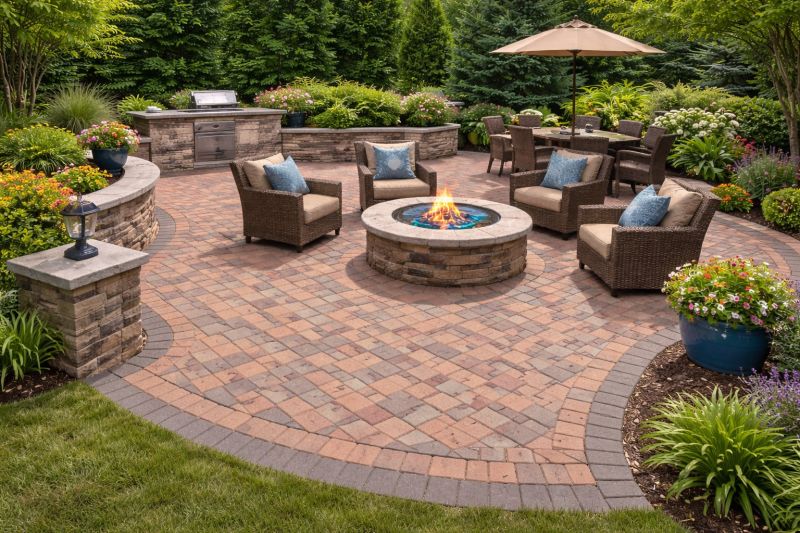 Brick Hardscape Construction in Boston, MA