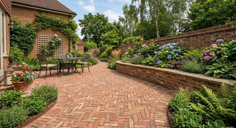Brick Hardscape Construction in Burlington, VT
