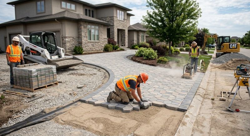 Paver Driveway Installation in Longmont, CO