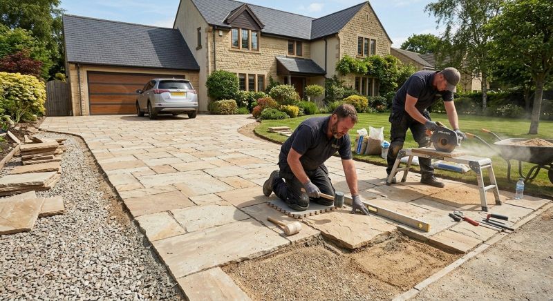 Sandstone Driveway Service in Sacramento, CA